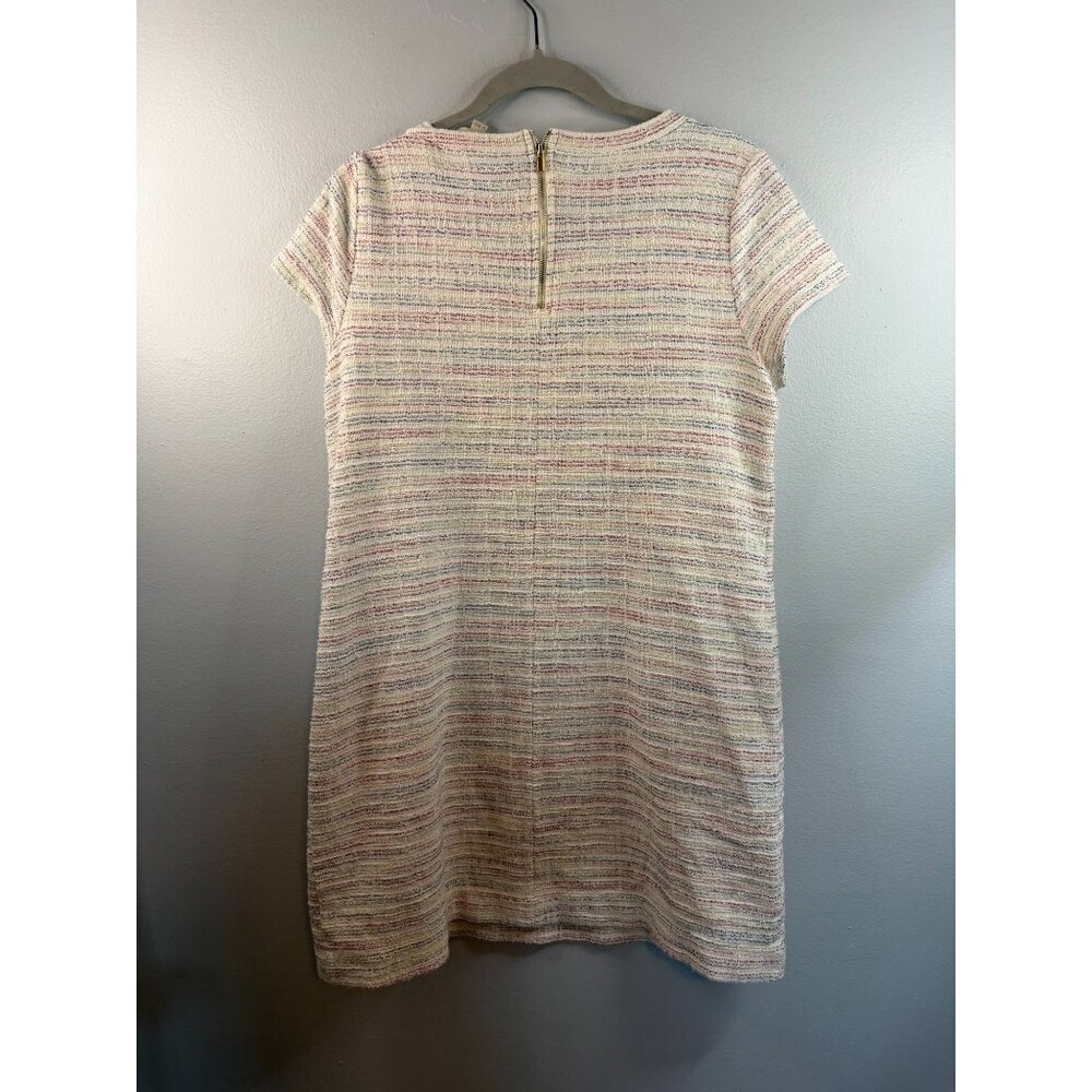 Loft Textured Shift Dress Size Medium - Picture 5 of 7